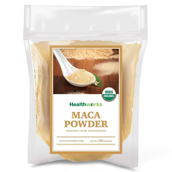 Healthworks Maca Powder Raw Organic, 2lb