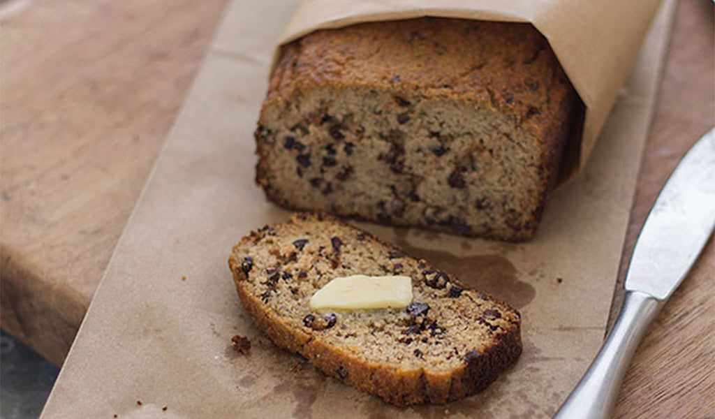 Banana Bread with Cacao Nibs