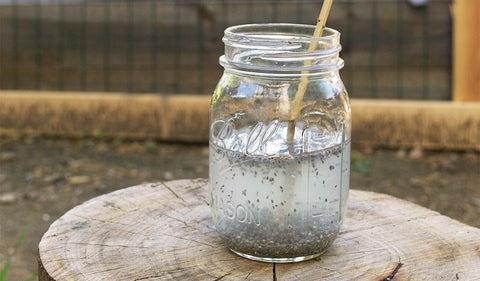 Lime-y Chia Detox Drink