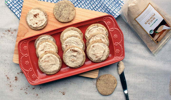 Cinnamon Cookies + Maca Buttercream
