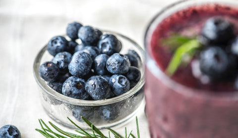 Blueberries Punch! A smoothie that you will surely like