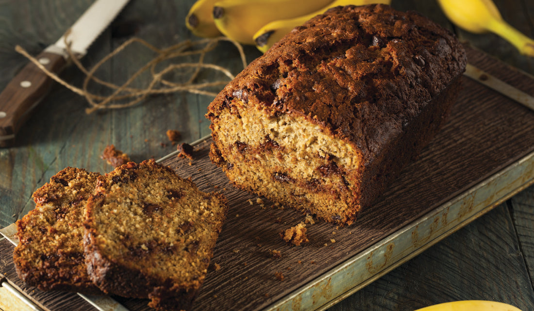 Gluten-free Vegan Chocolate-Chip Banana Bread