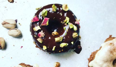 Healthy Bite For A House Party-- Paleo Chocolate Donuts