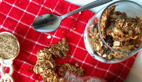 Honey-Flax Granola Clusters