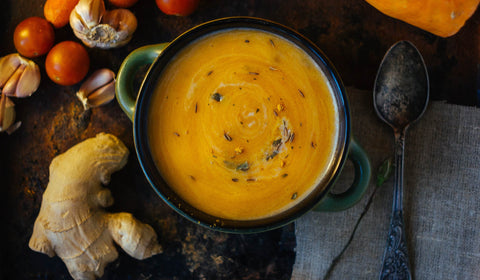 Comforting Tomato Ginger Soup