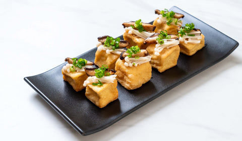 Vegan Dinner Idea-Golden Ginger Tofu