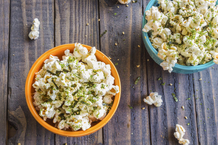 Healthy Chlorella Cacao Crunchy Popcorn