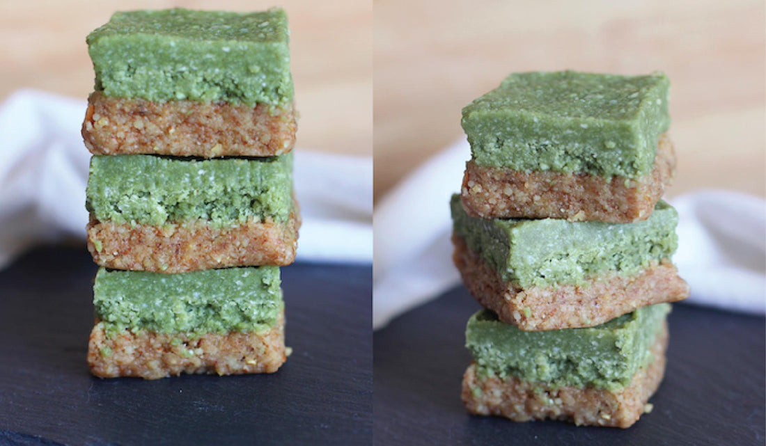 Matcha Coconut Bars