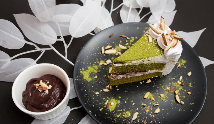For Matcha Lover-Vegan Matcha Lemon Cake