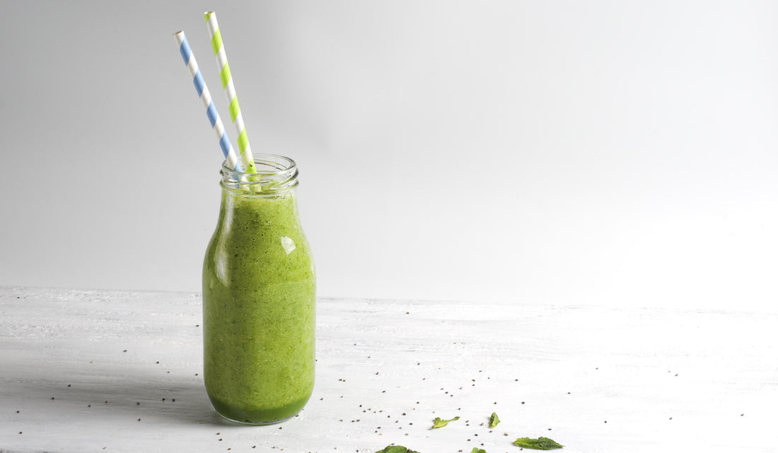 Your Chill buddy--Matcha Mango Smoothie