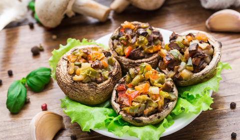 Unwind and Enjoy Crispy Stuffed Portobello Mushrooms