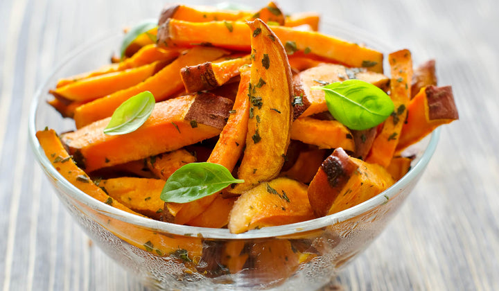 Superfood Sweet Potato Vegan Dessert Fries