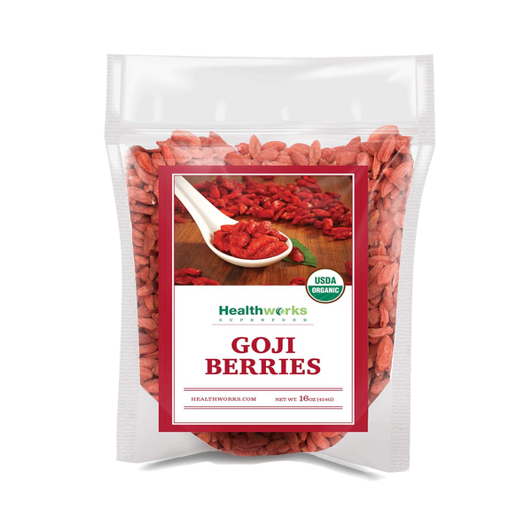 Organic Goji Berries, Raw Sun-Dried
