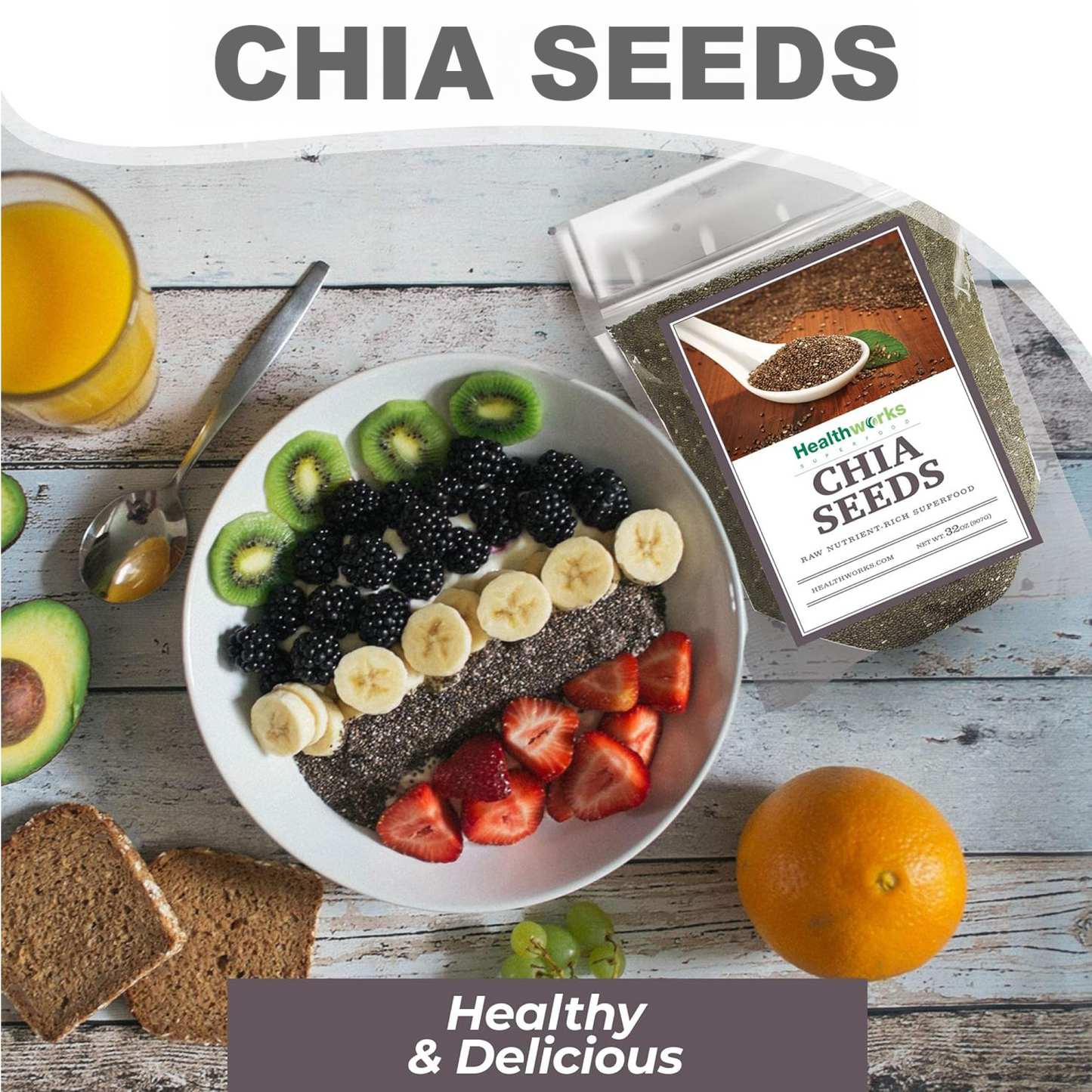 Natural Chia Seeds Raw