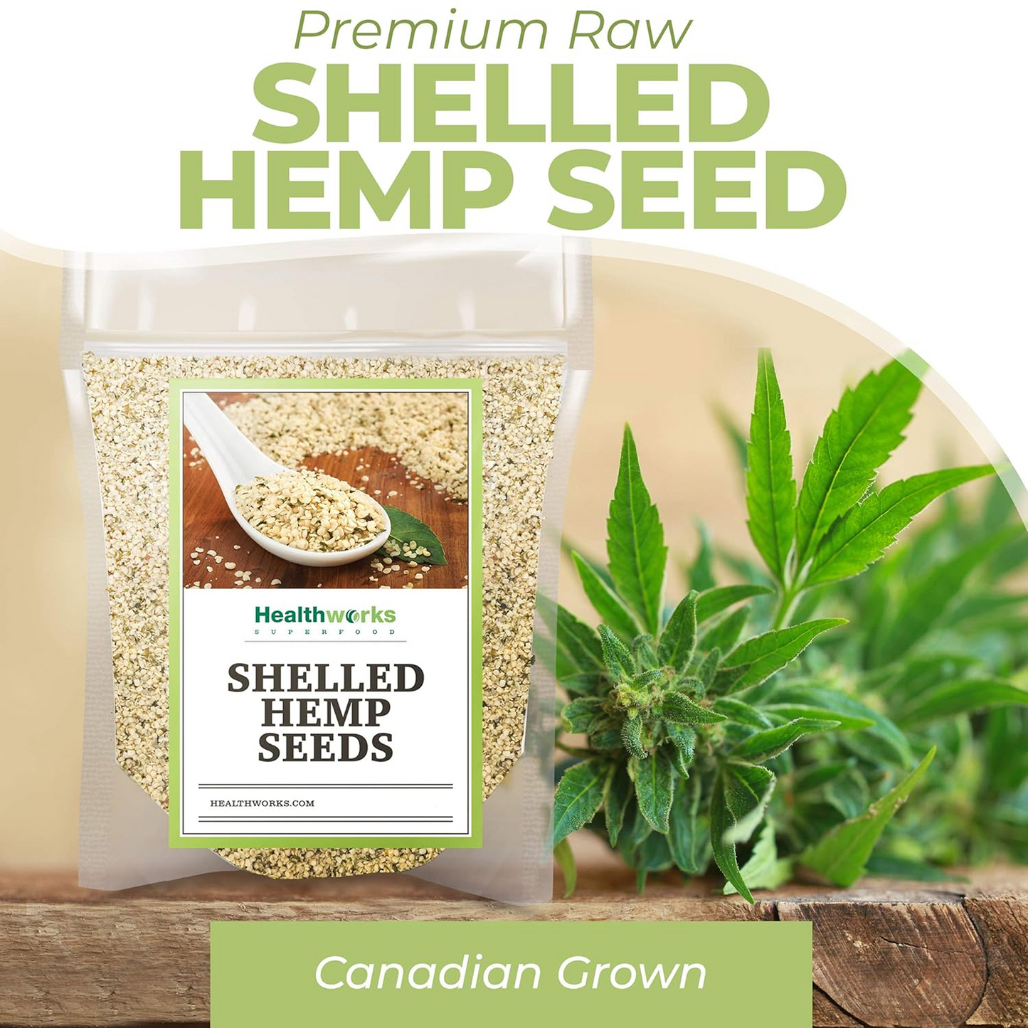 Natural Shelled Hemp Seeds