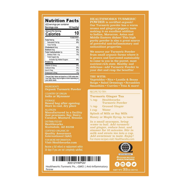 Organic Turmeric Root Powder