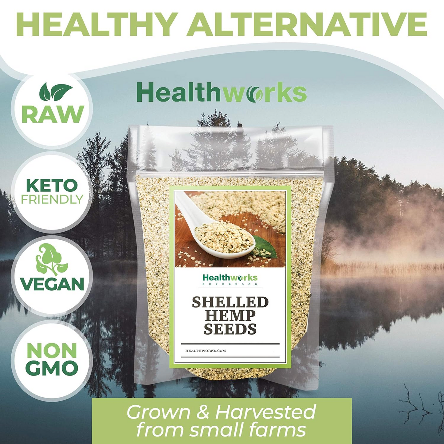 Natural Shelled Hemp Seeds