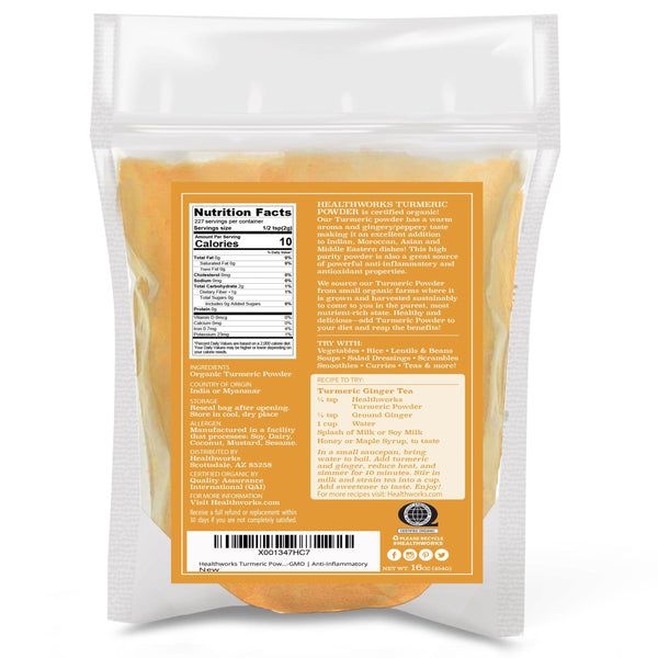 Healthworks Turmeric Root Powder (Curcumin) Organic