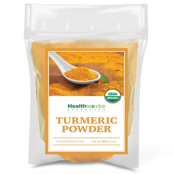 Healthworks Turmeric Root Powder (Curcumin) Organic, 1lb