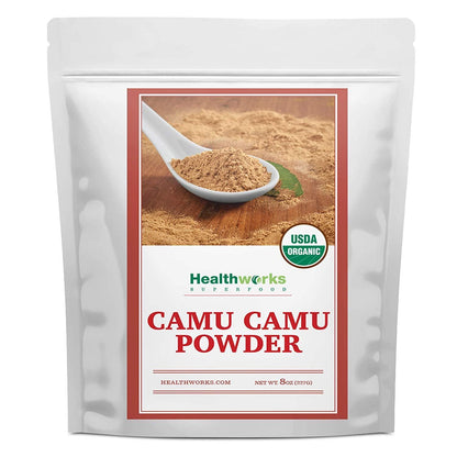 Healthworks Camu Camu Powder Organic, 8oz - Healthworks Superfood Organic 