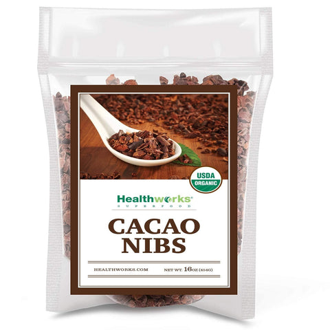 Healthworks Cacao Nibs Organic, 1lb