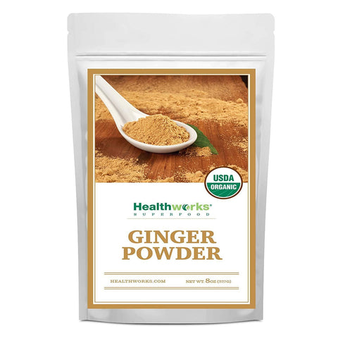Healthworks Ginger Powder Raw Organic, 8oz