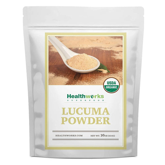 Healthworks Lucuma Powder Raw Organic, 1lb - Healthworks Superfood Organic 