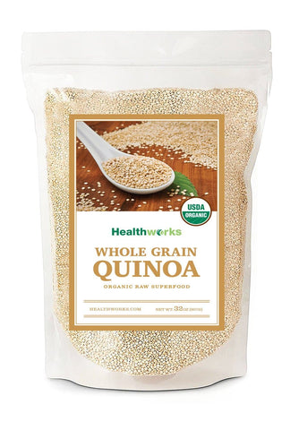 Healthworks Quinoa, Peruvian White Whole Grain Raw Organic